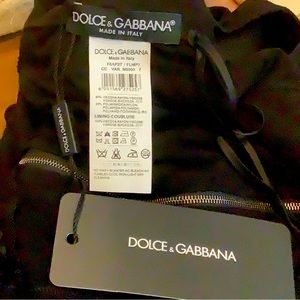 Dolce and Gabbana Lace Cocktail Dress.